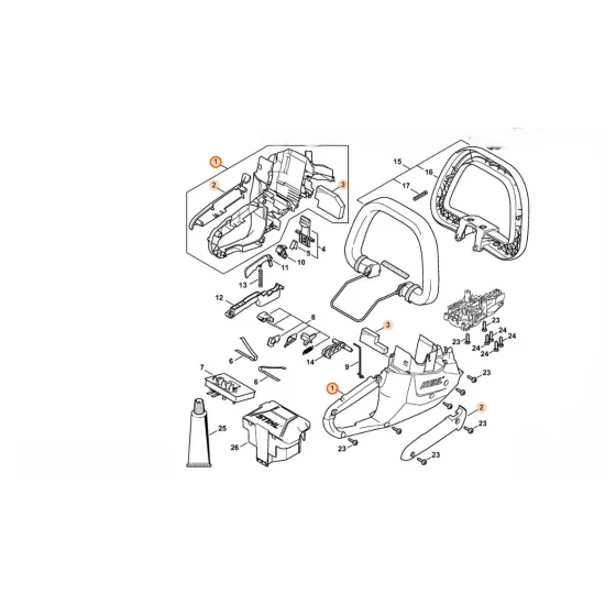 STIHL  Obudowa silnika 4521 600 0802
